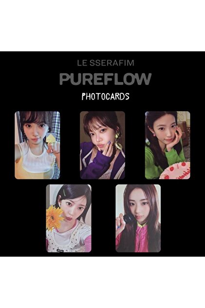 Kpop Dünyasi LE SSERAFIM Sakura '' HOT '' Photocards Set - Fiyatı