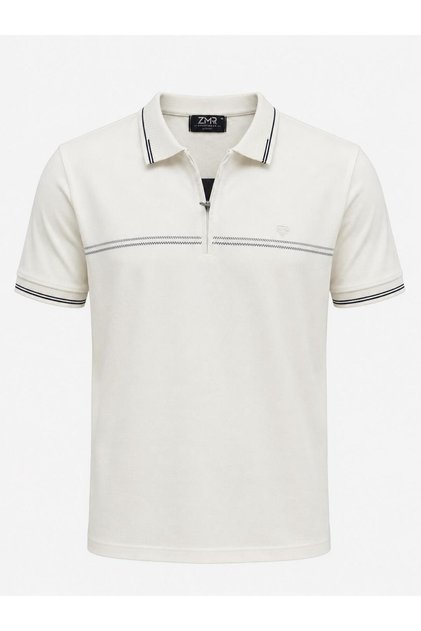 Zamur Slim Fit Men's Polo Collar Short Sleeve T-Shirt 7706