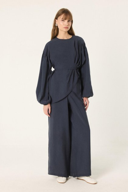 Front Pleated Modal Suit