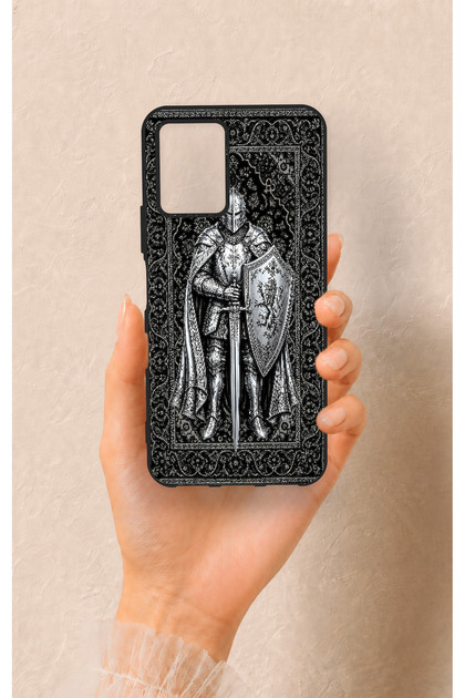 Vivo Y21 Compatible Knight Pattern Silicone Case