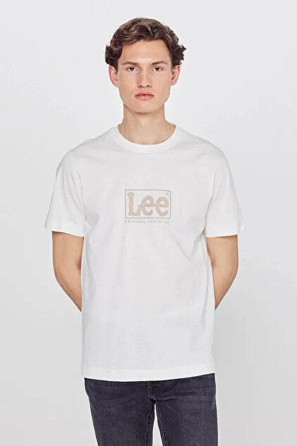Lee Big Logo Ekru Erkek T-Shirt L2610101102 - Fiyatı, Yorumları