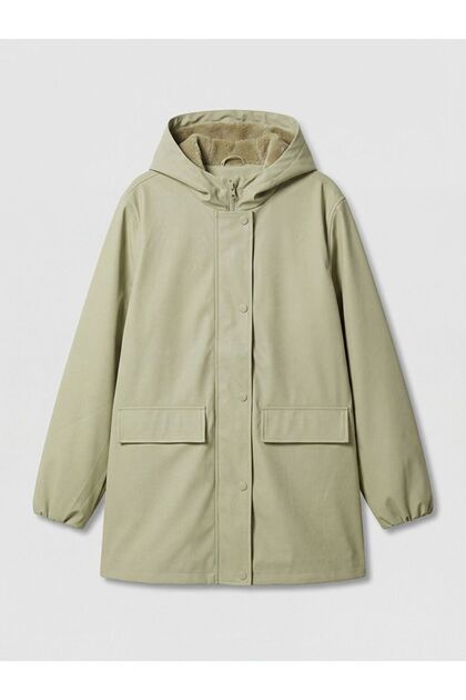 Lcw kids green hooded girl's jacket