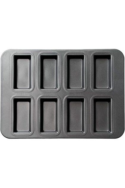 Financier Mould Financier Cake Pan Non-Stick Muffin Pan Biscuits Cookies Mini loaf Tray Bakeware for Oven