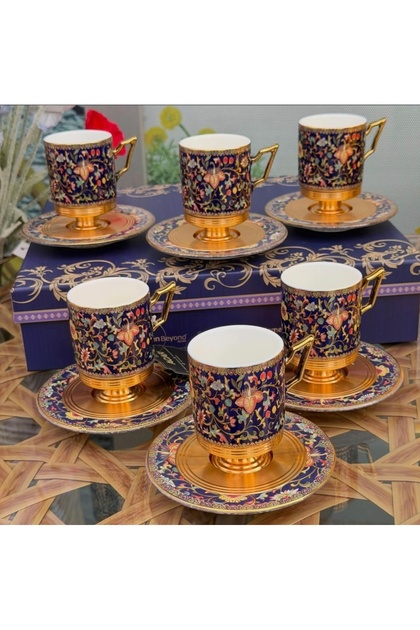 LÜX FİNCAN TAKIMI 6 KİŞİLİK