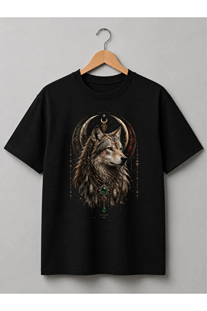 Tunalya Strong Bozkurt Special Design Premium Printed Unisex Cotton T-Shirt - High Quality