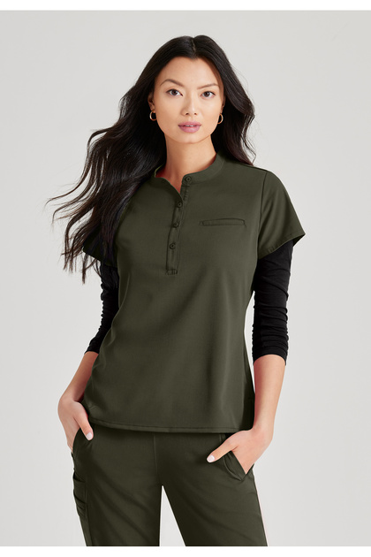 Unify But163 Mission Women's Scrubs Single Top – Imported, Luxe360 Fabric, 4-Way Stretch Doctor/Nurse Uniform