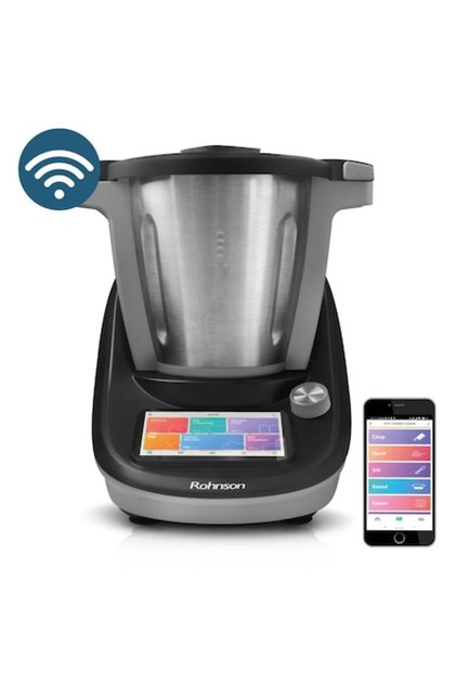 Multicooker R5834, Wi-Fi, 1700W, 3L, 37-180 ° C, 10 viteze, ecran tactil de 5 inchi, 30 de funcții