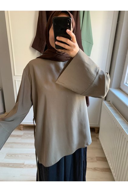 Mihra Tunik - Khaki Only Top