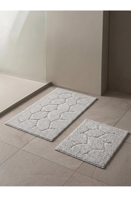 Leafa 2-Piece Bath Mat Set 60X100 cm & 60X50 cm