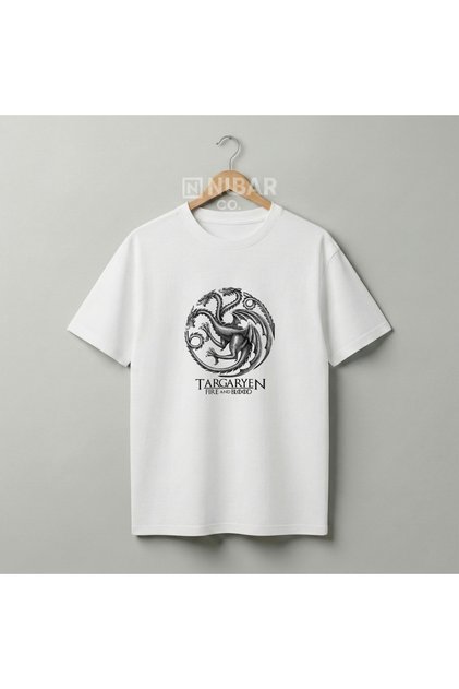House of the Dragon Design Unisex Premium Cotton T-Shirt