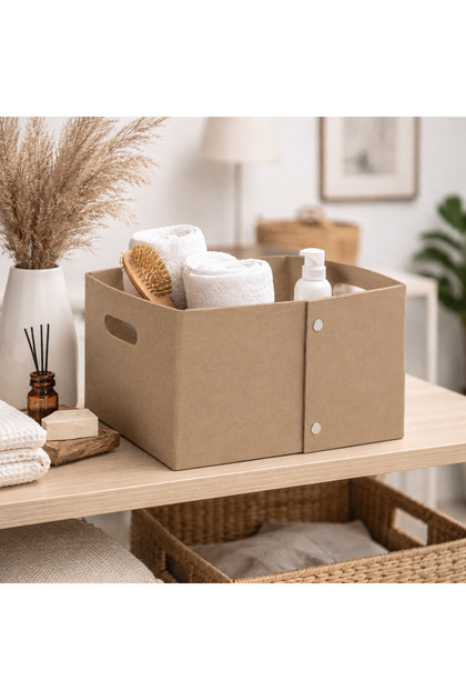 Felt stapled shelf organizer 36x25x20