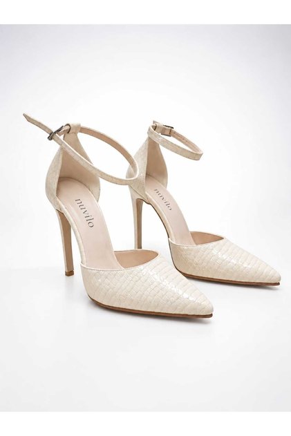 Brj Snake 10.5 cm Belt Pointed Toe Stiletto Thin Heel Women's Shoes