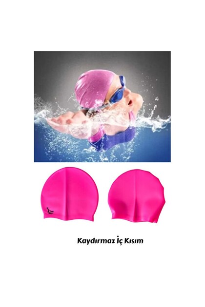 Silicone Sea and Pool Swimming Cap, Colorful and Comfortable Swimming Cap