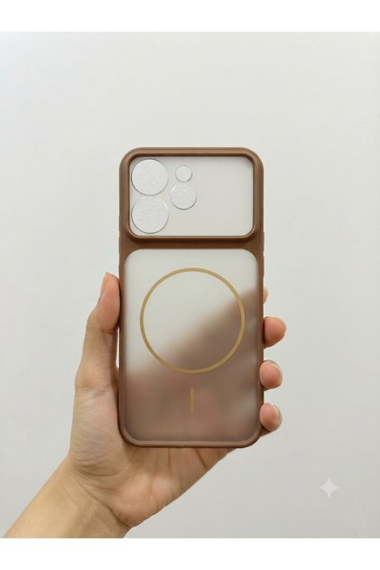 Oppo Reno15 F (Cph2801) Compatible Case with Camera Protection, Frosted Matte Back (Magsafe Not Compatible)