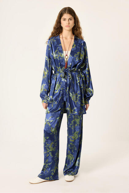 Saten Pants Suit