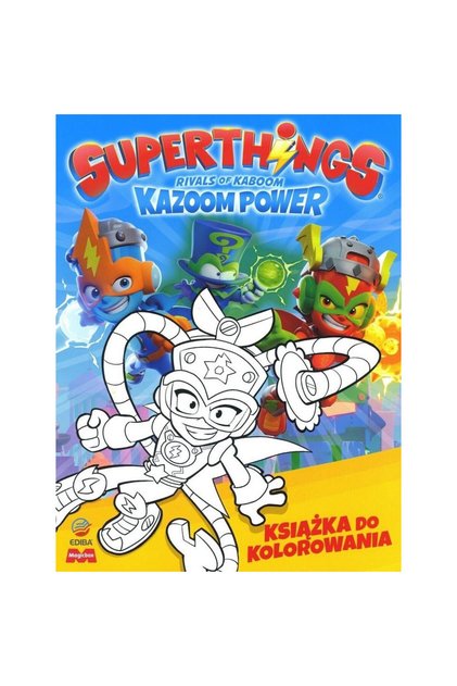 Ediba SuperThings Kazoom Power carte de colorat 3 plicuri