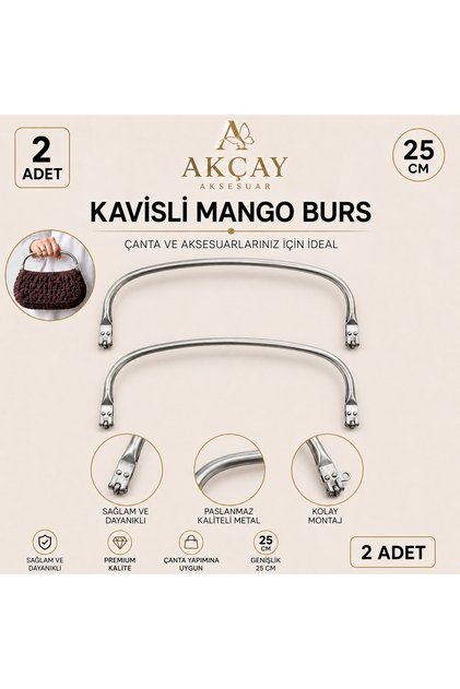 Meşhur Kavisli M.Burs 25cm 2 Adet