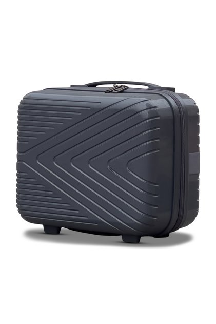 Hard Shell Travel Makeup Case, Unbreakable PP Material, Lightweight, Beauty Organizer, Cosmetic Storage Bag with Handle