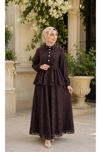 dantel astarlı elbise
