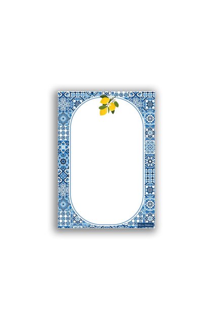 Çini | Glue-Bound Notepad A6 Size, 50 Sheets