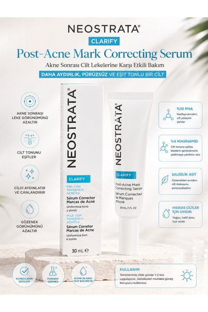 Clarify Akne Sonrası İz ve Leke Görünümünü Azaltmaya Yardımcı Bakım Serumu 30 ml