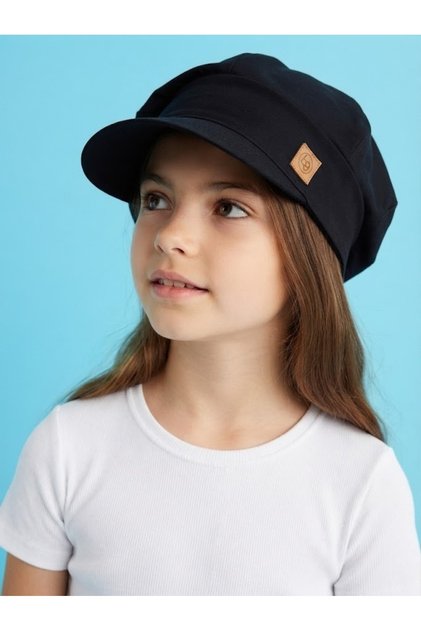 Girl's 4-Season Cotton, Ultra Soft, Lightweight, Anti-Sweat, Stylish, Trendy Cap with Visor, Combed Cotton Hat