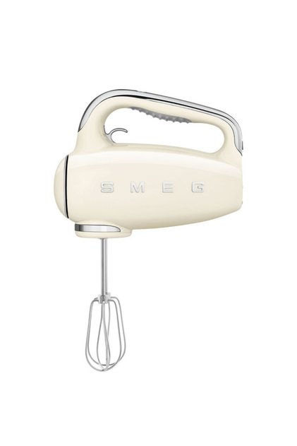 Μίξερ χειρός Στυλ δεκαετίας '50 HMF01CREU, 250 W, 9 ταχύτητες, Λειτουργία Turbo, Οθόνη LED, Χρονοδιακόπτης, Αξεσουάρ, Κρέμα