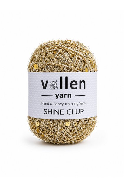 Shine Clup Glitter Sequin Hand Knitting Yarn 50 Gr 150 m Polyester Crochet and Needle Yarn Bag Accessory Yarn
