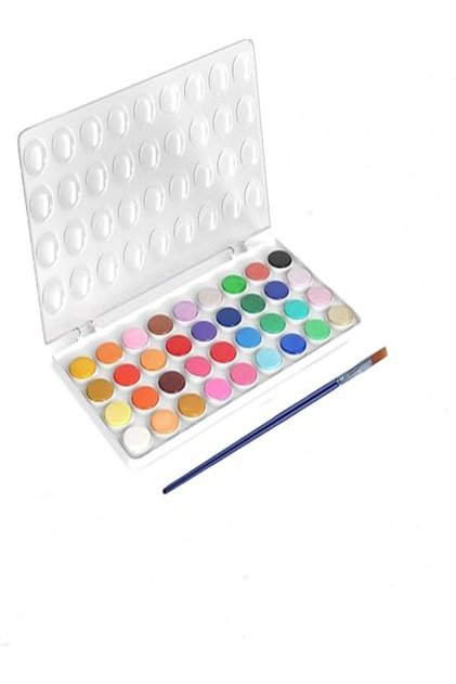 Watercolor Paint Set | Pack of 36 Color Inside the box | Non toxic Washable Watercolor Palette with 1 Paint Brushes for Artists, Kids & Adults Art