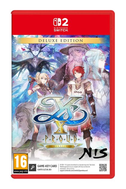 Ys X NORDICS Έκδοση Deluxe (Κάρτα Κλειδιού Παιχνιδιού) - Nintendo Switch 2