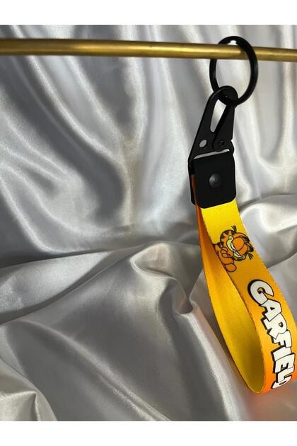 Sari Garfyild Characterized 19 cm Fabric Keyring Quality Auto-Moto Accessory Double-Sided Printing