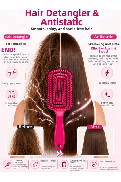 Comb Miraculous Comb Hair Styling Set Hairbrush and Comb Hair Styling Comb Antistatic Magic Comb Comb Set Hair Massage Comb Hair Care Professional Comb Hair Detangling Comb
