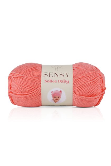 Premium Softee Baby Anti Pilling Non-Pilling Hand Knitting Yarn Baby Yarn Cardigan Sweater Vest Yarn Booties Baby Blanket Yarn Salmon