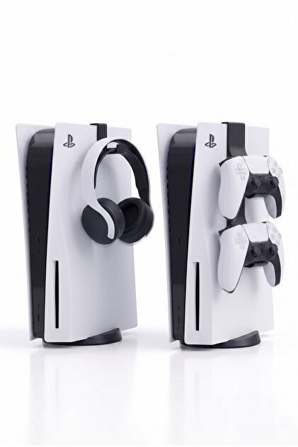 PlayStation - ps5 2台セット Orvenheim PS5 Uyumlu 2 Adet Kulaklık Tutucu Askı ve 1 Adet İkili