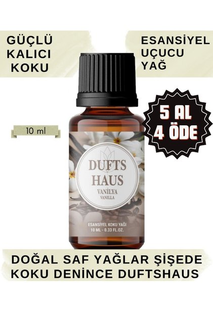 Vanilya Esansiyel Uçucu Koku Yağı Difüzör Esansı Buhurdanlık Yağı Saf Aromaterapi Yağı10ml
