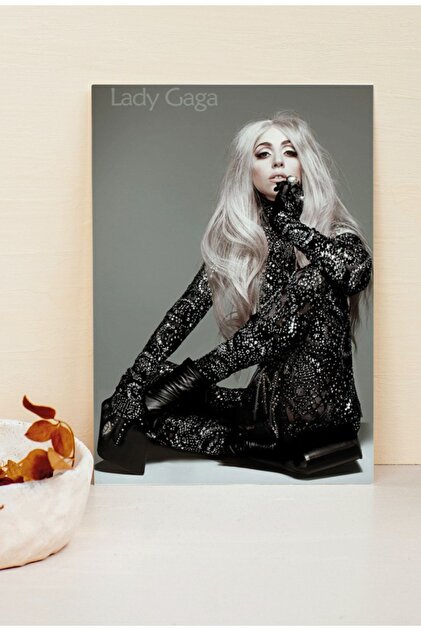 Luna Marissa Lady Gaga Poster - Çerçevesiz Kalın Kağıt Müzik