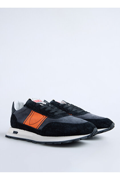 Philippe Model Siyah - Gri - Turuncu Erkek Sneaker TOUR LOW MAN