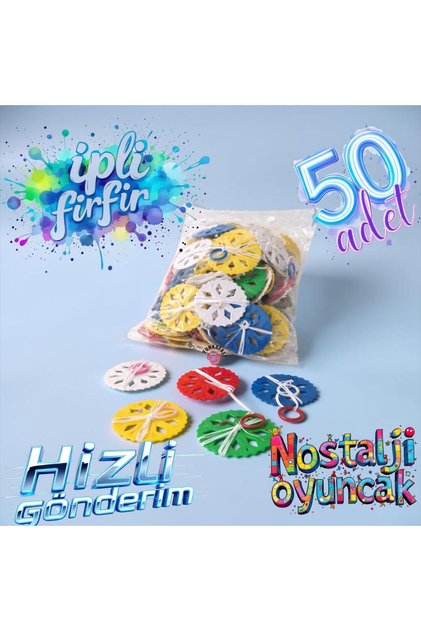 50 String Ruffle Nostalgia Toy Yoyo