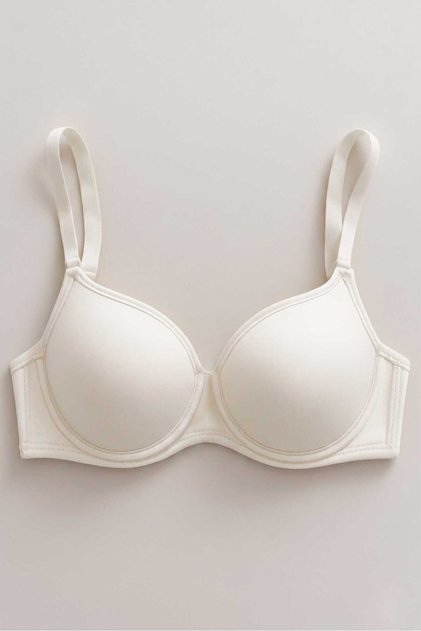 Women's Ecru Color Non-Padded Bra