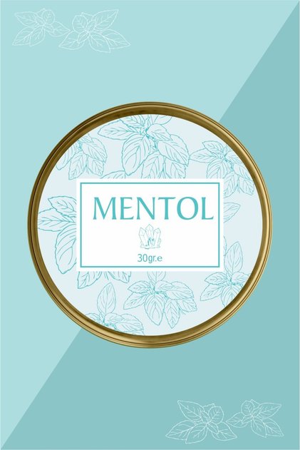 Saf Kristal Mentol - ( Sauna,Buhar Banyosu ) - 30gr