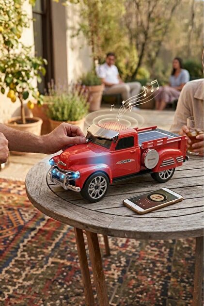Torima Bluetooth Hoparlör Pickup Araba Güneş Enerjili Speaker D54