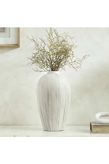 Azul Ceramic Amphora Vase 20x20x34cm - Grey