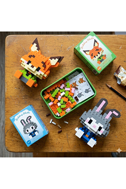 Dream Castle Bricks Premium Seri Yeni Stil Nick Wild - Judy Hopps