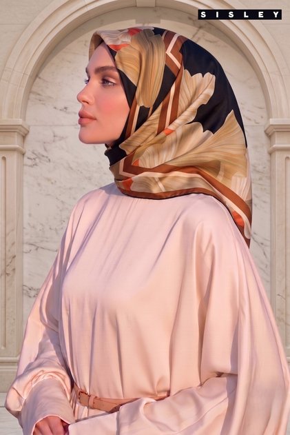 وشاح حرير تيفيل-2029-90*90