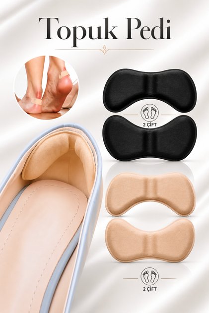 Shoe Heel Anti-Knock Reducer Anti-Knock for the Back of the Shoe 2 Pairs