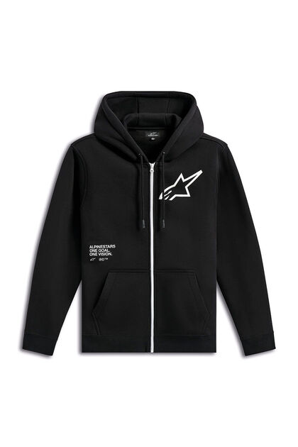 Alpinestars Sessions V3 Hoodie Kapüşonlu Sweatshirt Siyah Gri