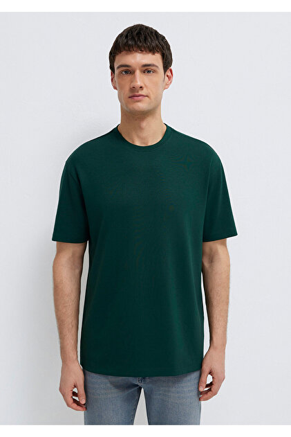 Mavi Soft-Premium Yeşil Tişört Loose Fit / Bol Rahat Kesim 0613467