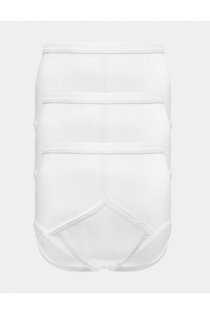3'lü Saf Pamuklu StayNew™ Brief Külot Seti