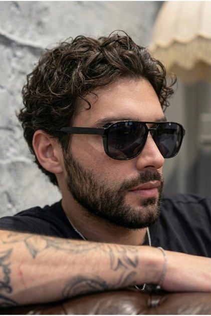 Aspendos Polarized High Quality Luxury Black Unisex Sunglasses