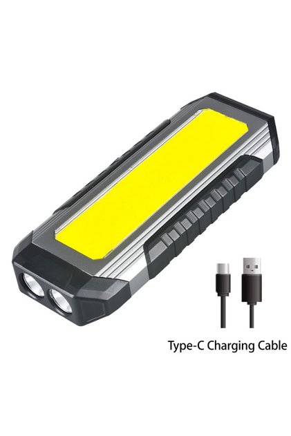 KXK586 Portable Camping Flashlight COB Repair Work Light with Magnet Rechargeable Waterproof Emergen